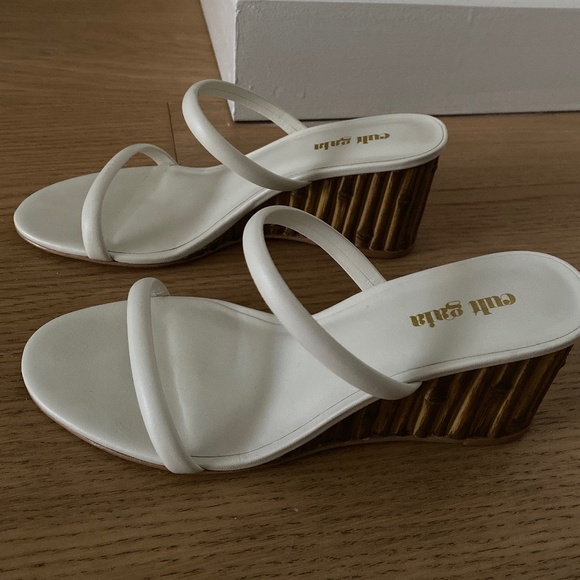 Cult Gaia Bamboo Wedge Sandals (EUC) - Picture 2 of 6